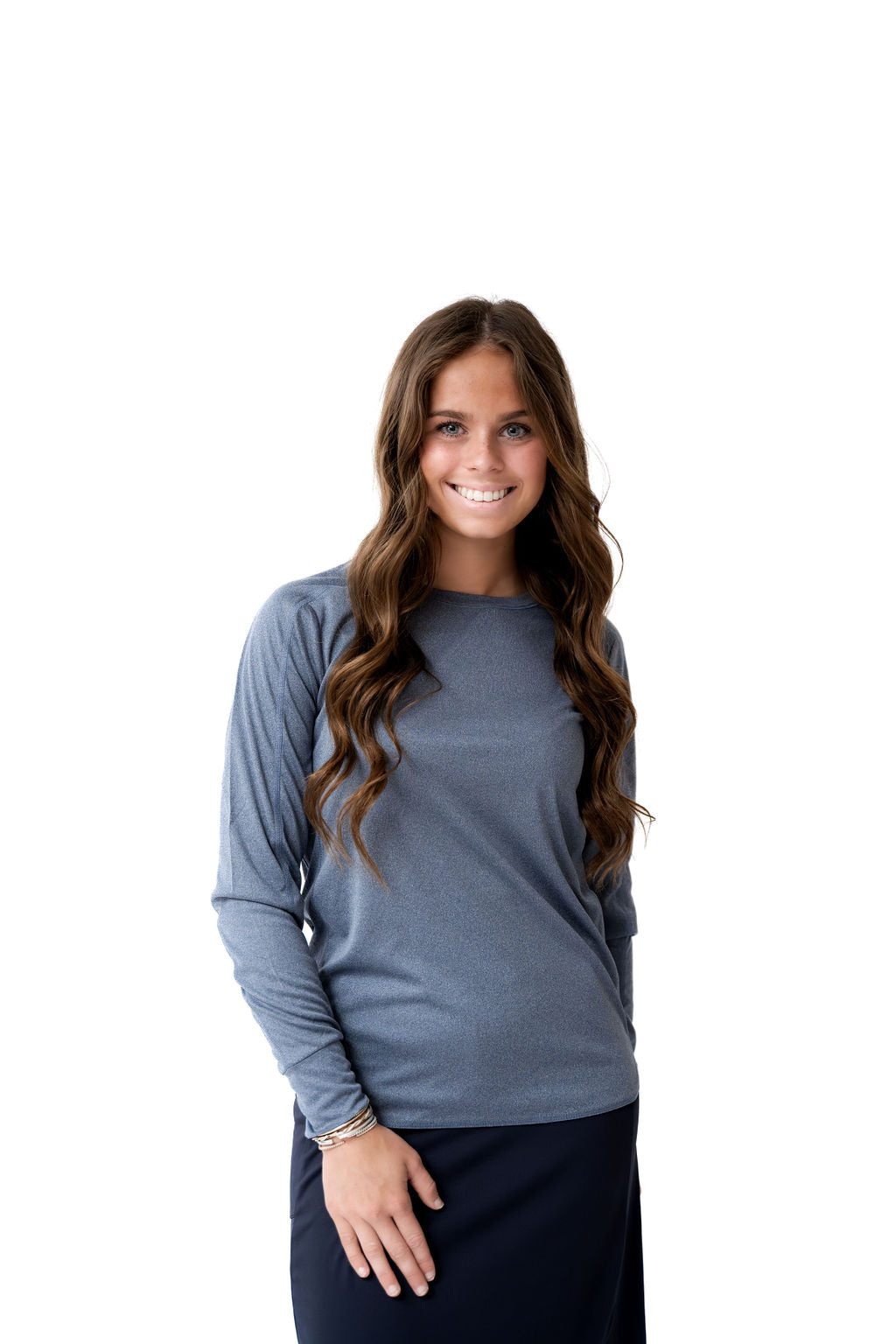 Relaxed Fit All Day Active Top- Navy - Snoga Athletics