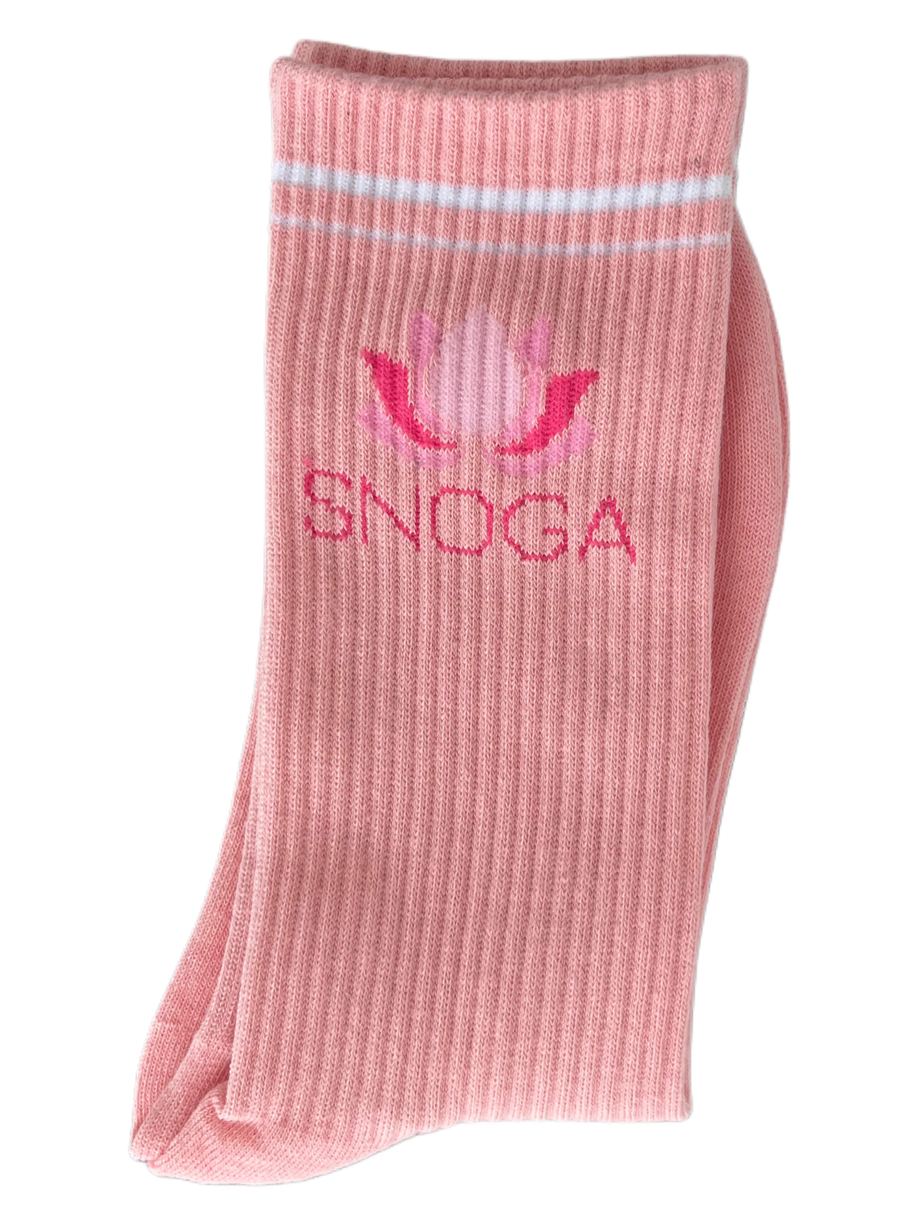 Snoga Logo Socks -Pink - Snoga Athletics