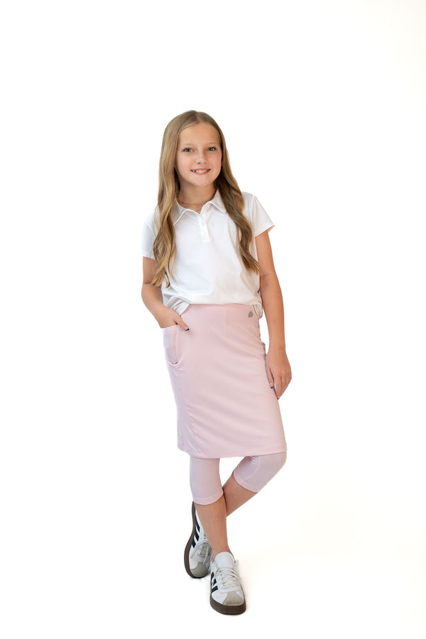 Kids Snoga by Snoga Girls in Cherry Blossom color, featuring a comfortable fit for girls, shown in a stylish, casual pose.