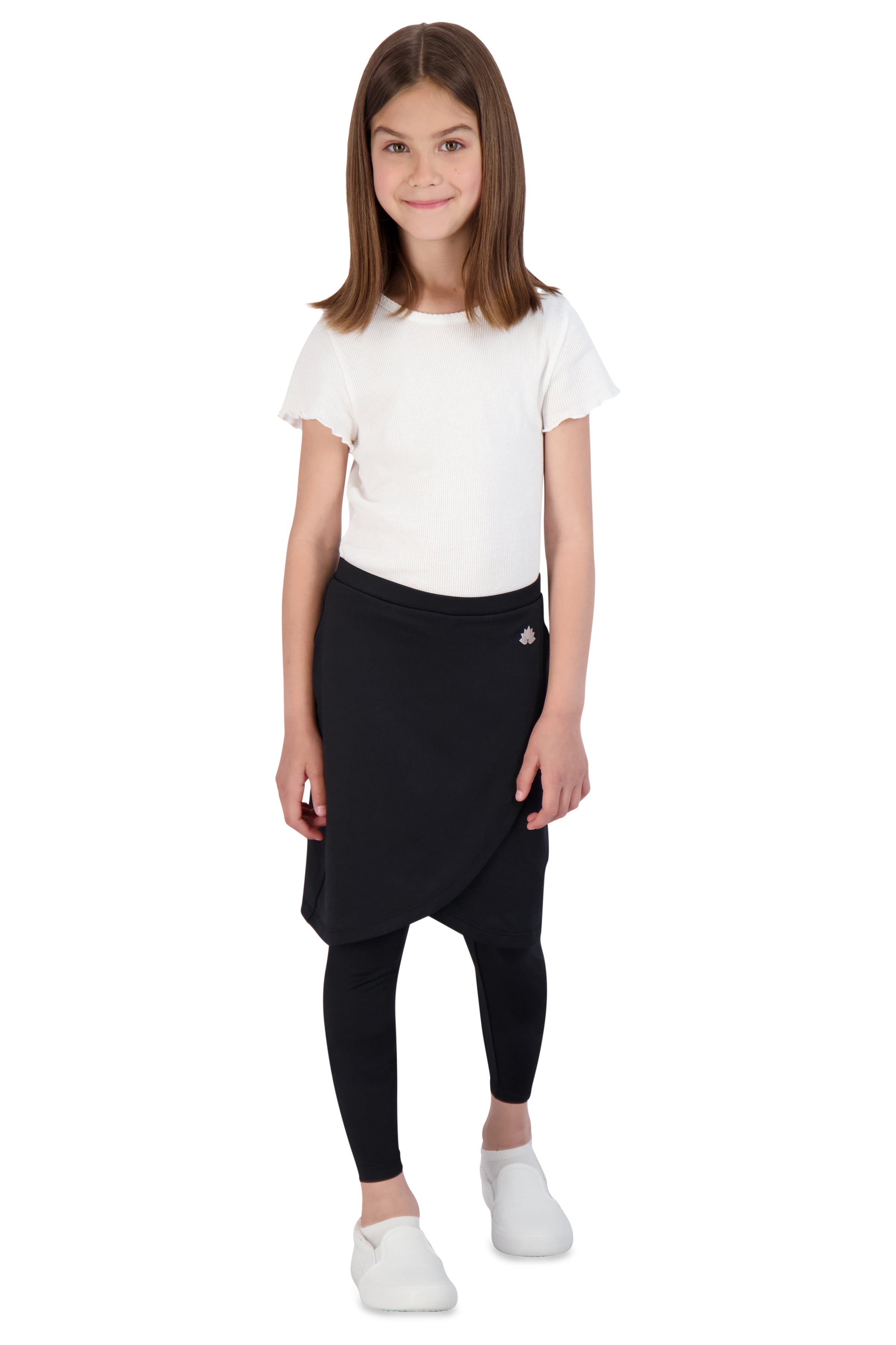 Snoga Athletics Kids Snoga 5T / Black Girls Ankle Faux Wrap Snoga - Black