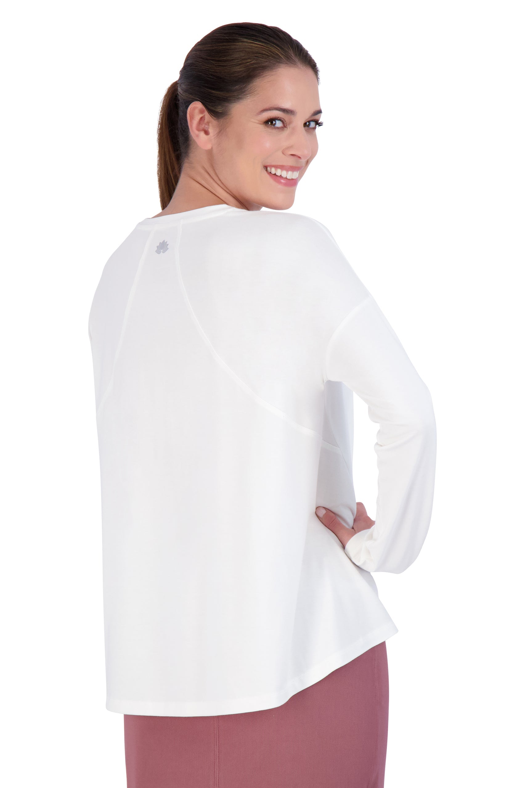 Snoga Athletics Shirt Long Sleeve Every Day Tee - White