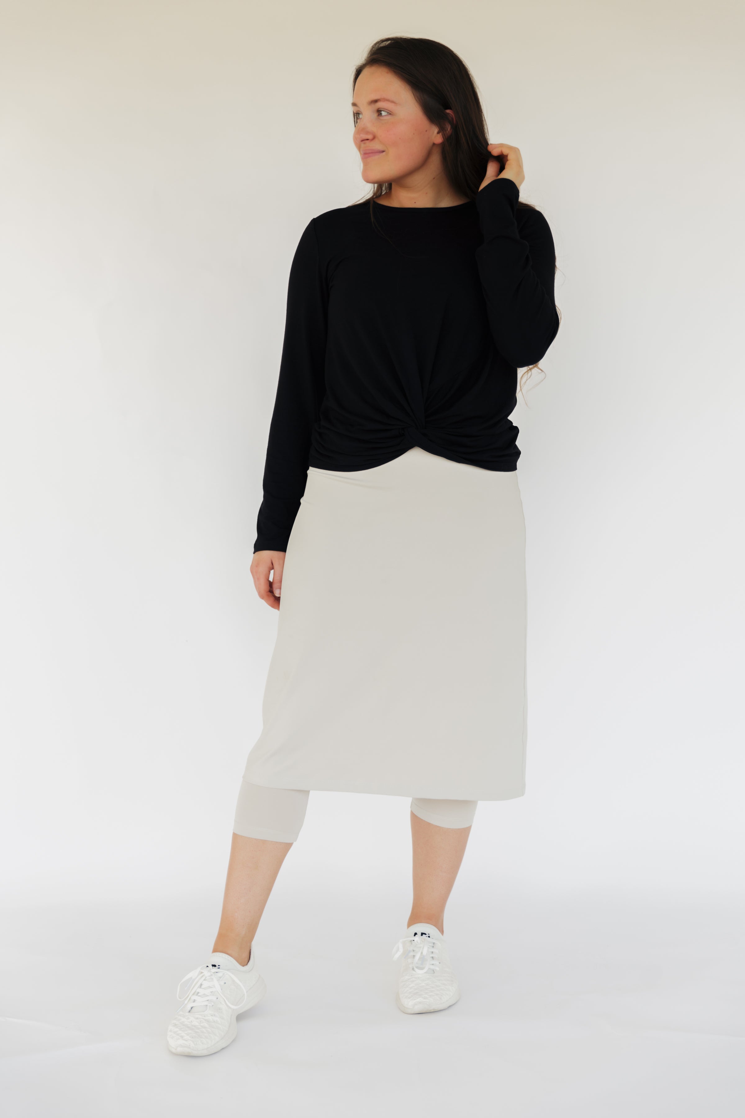 Snoga Athletics Tops Twisted EveryDay Tee-Black