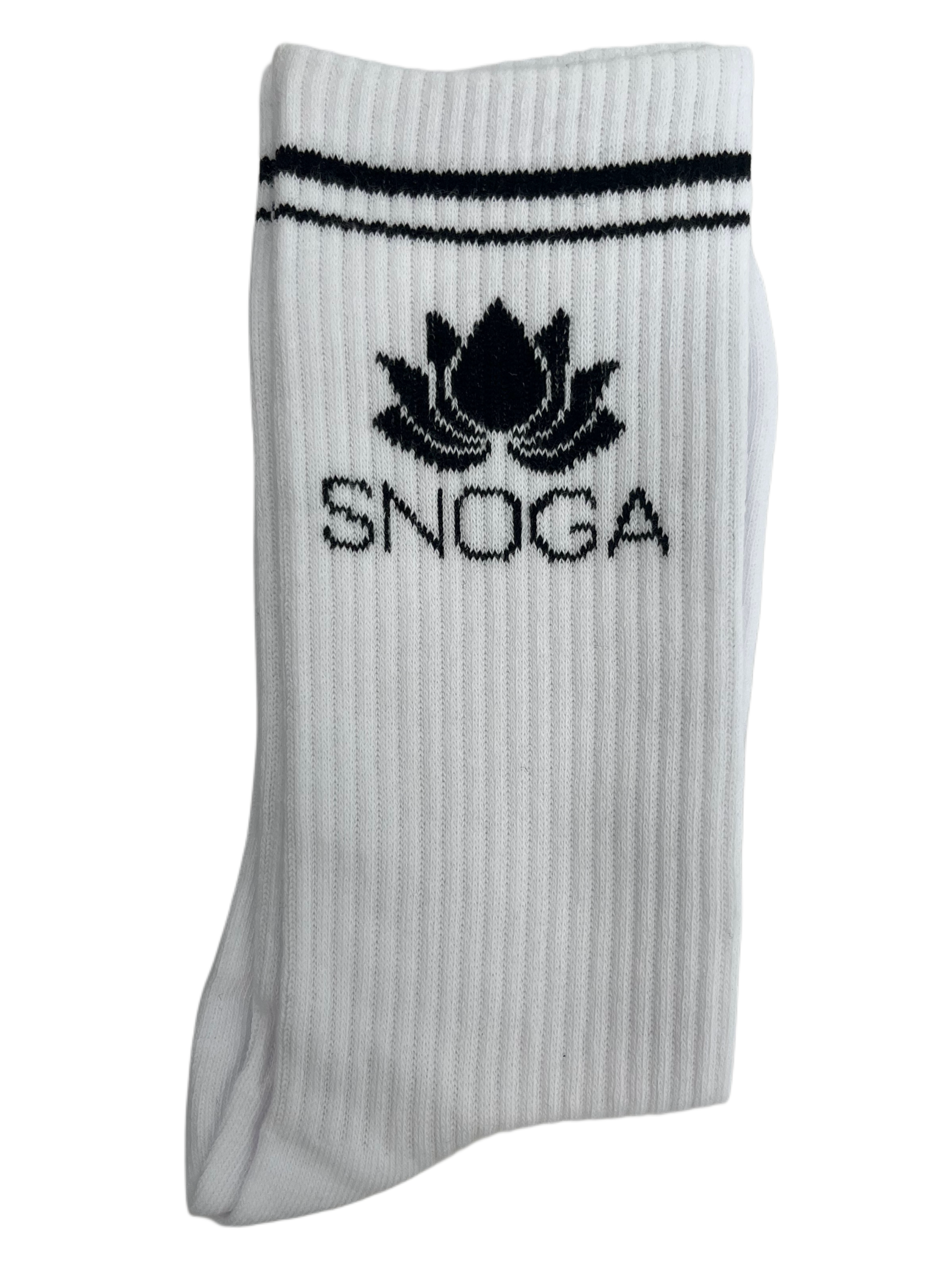 Snoga Logo Socks -black logo - Snoga Athletics