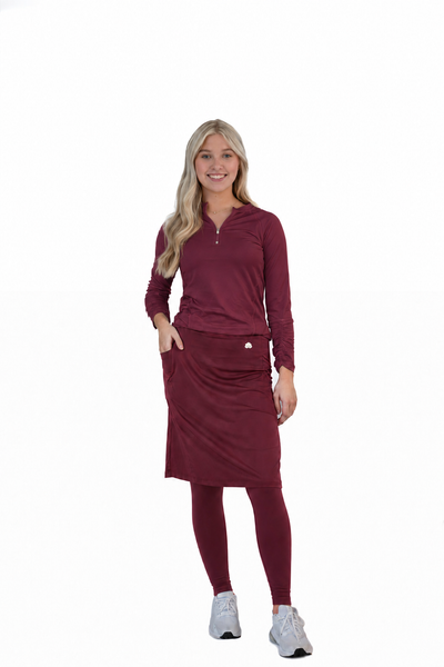 Ankle Fit Snoga 22" - Red Mahogany