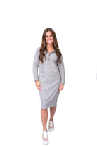 Zip Neck Sweatshirt Dress - Snoga Athletics