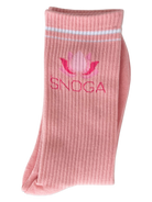 Snoga Logo Socks -Pink - Snoga Athletics