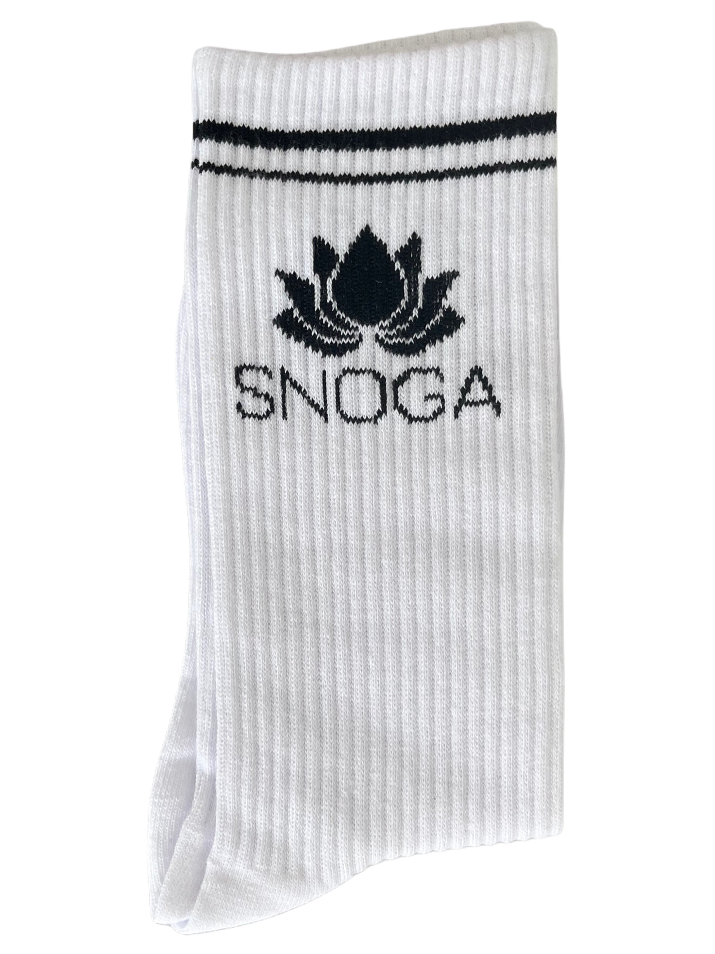 Snoga Logo Socks -black logo - Snoga Athletics