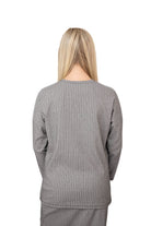 Striped Knit Top-Black (final-sale) - Snoga Athletics