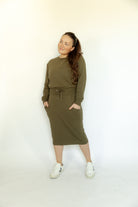 Sweat Skirt 25"-Olive - Snoga Athletics