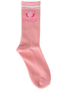 Snoga Logo Socks -Pink - Snoga Athletics