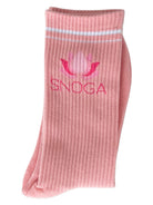 Snoga Logo Socks -Pink - Snoga Athletics