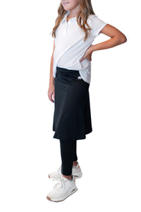 Girls Ankle Ballet Snoga - Black