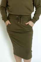 Sweat Skirt 25"-Olive - Snoga Athletics