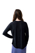 Long Sleeve Every Day Tee - Black - Snoga Athletics