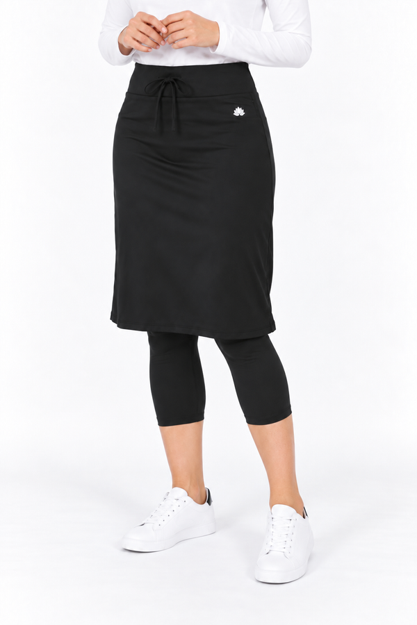 Drawstring Capri Snoga - Black
