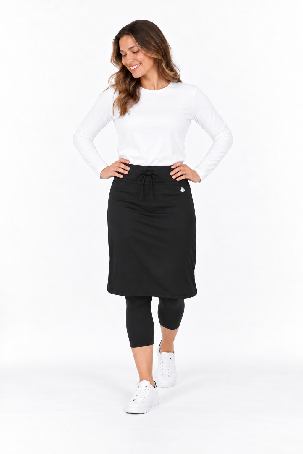 Drawstring Capri Snoga - Black