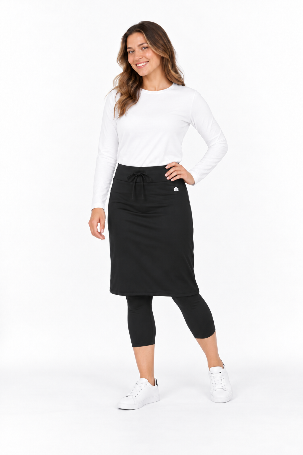 Drawstring Capri Snoga - Black