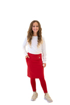 Girls Ankle Fit Snoga - Crimson Red - Snoga Athletics