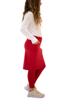 Girls Ankle Fit Snoga - Crimson Red - Snoga Athletics