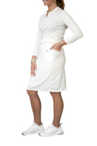 Sport Snoga Skort 21.5" - White - Snoga Athletics