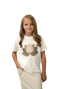 Girls Snoga Tee - Tan