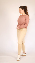 Ankle Drawstring Snoga-Warm Sand - Snoga Athletics