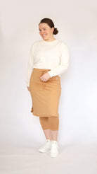 Drawstring Capri Snoga -Almond - Snoga Athletics