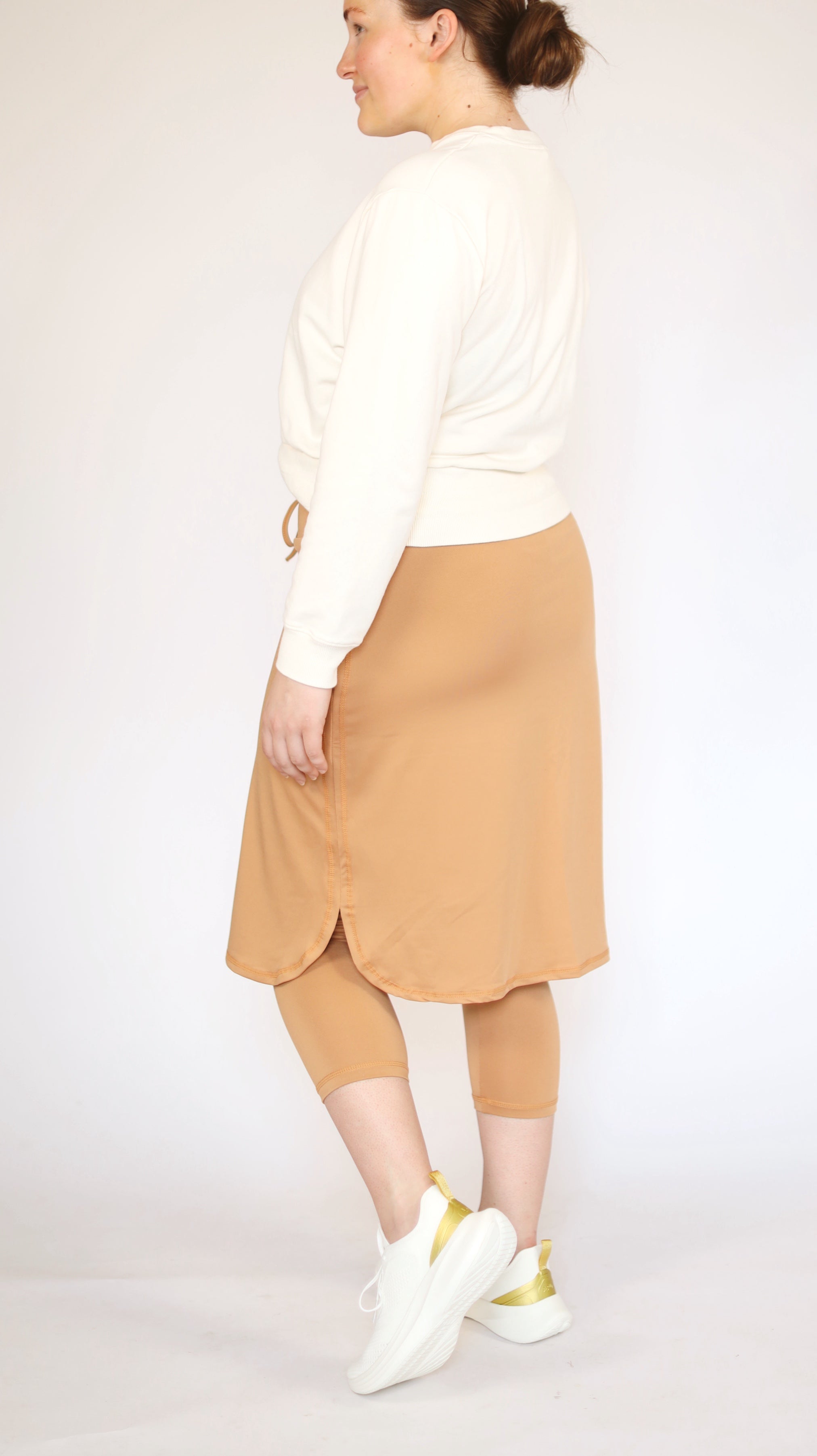 Drawstring Capri Snoga -Almond - Snoga Athletics