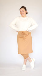 Drawstring Capri Snoga -Almond - Snoga Athletics