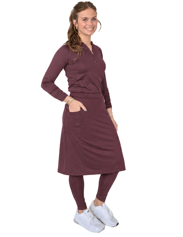 Ankle Fit Snoga 24" - Red Mahogany