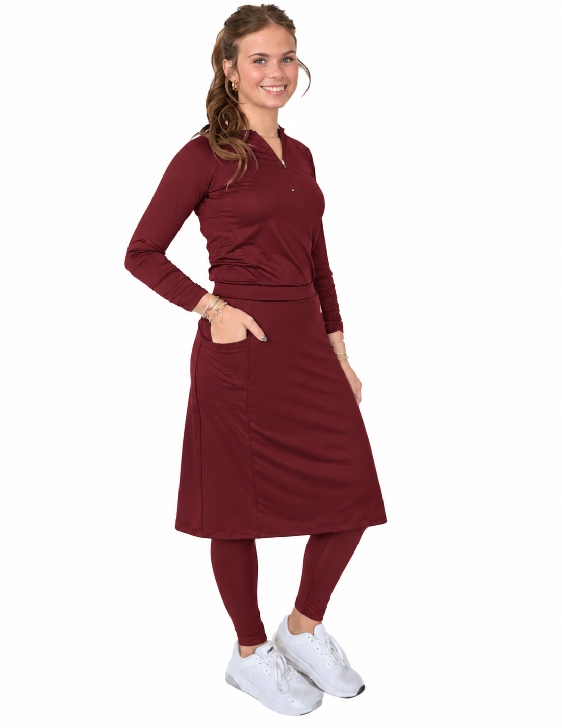 Ankle Fit Snoga 24" - Red Mahogany