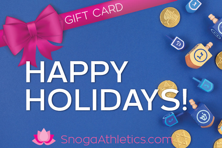 Snoga Athletics Gift Cards $25.00 Snoga Gift Card - Happy Holidays (Blue)