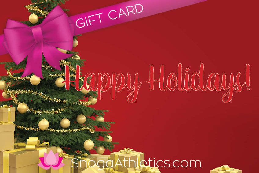 Snoga Athletics Gift Cards $25.00 Snoga Gift Card - Happy Holidays (Christmas)
