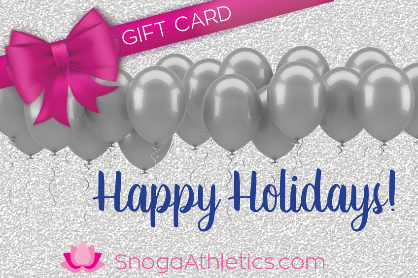 Snoga Athletics Gift Cards $25.00 Snoga Gift Card - Happy Holidays (Silver)
