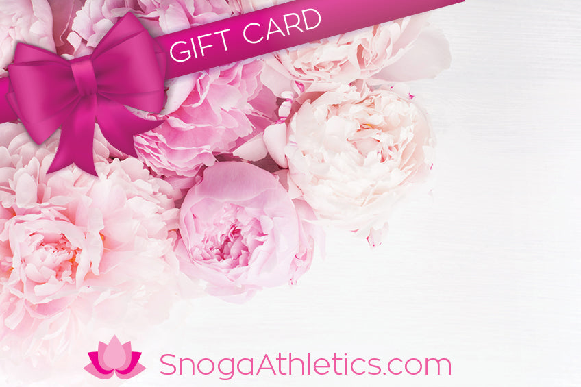 Snoga Athletics Gift Cards $25.00 Snoga Gift Card - Peonies
