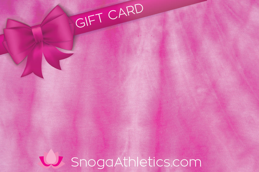 Snoga Athletics Gift Cards $25.00 Snoga Gift Card - Pink
