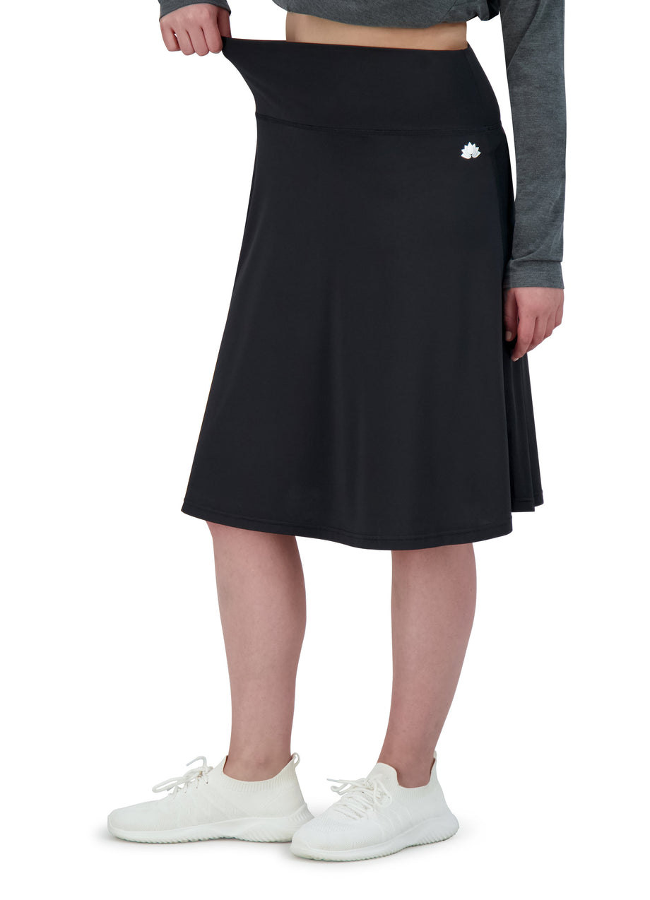 light weight modest fitness skirt with zipper pocket gym modest skirt Snoga Athletics