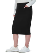 Snoga Athletics Skirt Perfect Fit Pencil Skirt 26" - Black