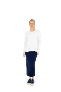 T Shirt Skirt 33" - Navy (final-sale)