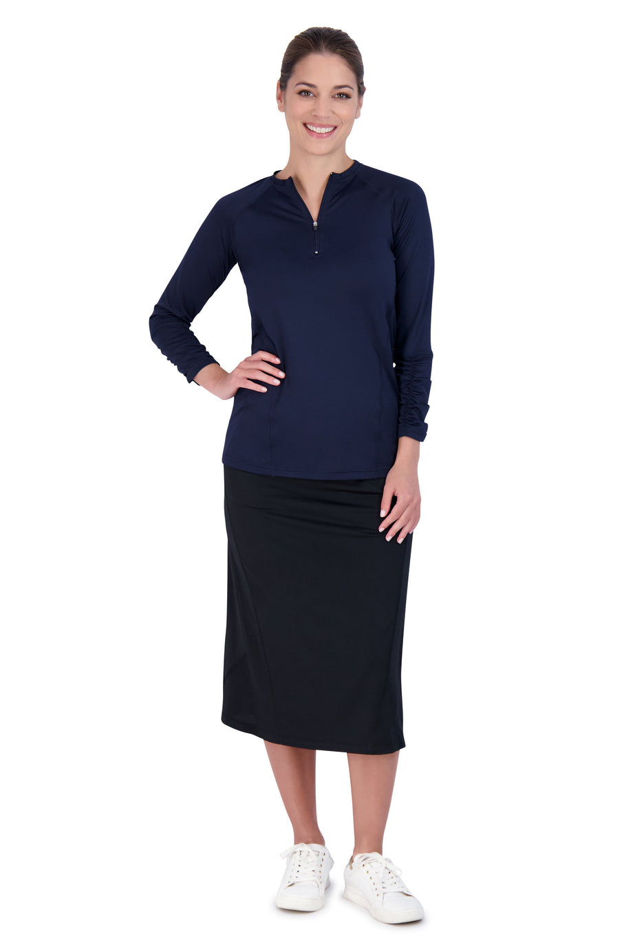 midi skirt travel pockets