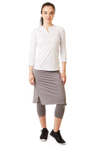 Snoga Athletics Snoga XXS Cropped ShirtTail Snoga - Heather Grey