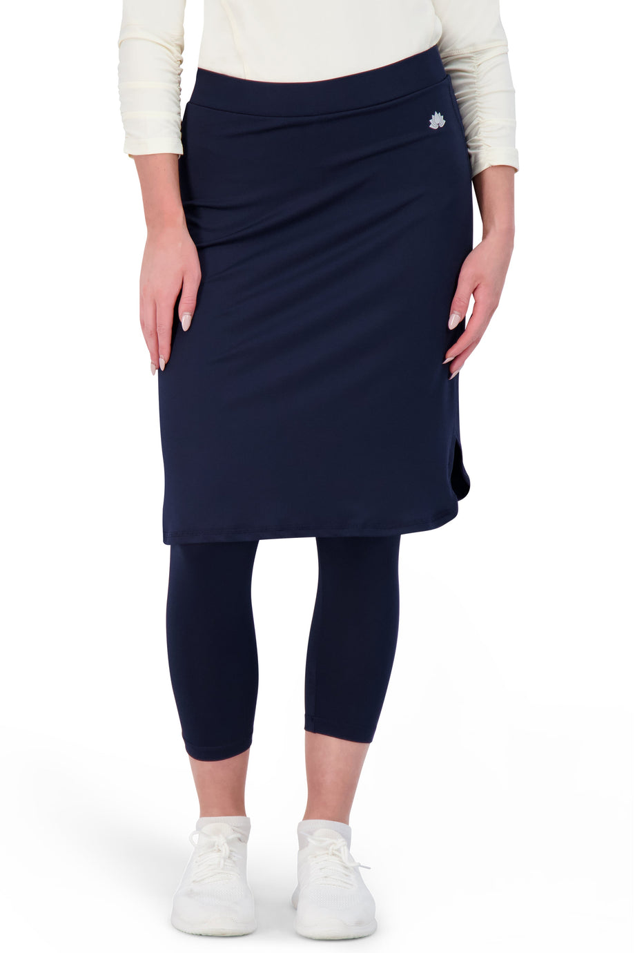 Navy pencil skirt with tights best sale