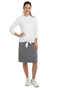 Fit Skort Snoga 22" - Heather Grey