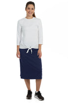 Snoga Athletics Snoga Midi Basic Skort 26"-Navy