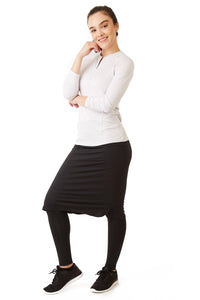 Long ShirtTail Snoga - Black (final-sale)