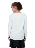 Snoga Athletics Tops Relaxed Fit All Day Active Top- White