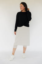 Snoga Athletics Tops Twisted EveryDay Tee-Black